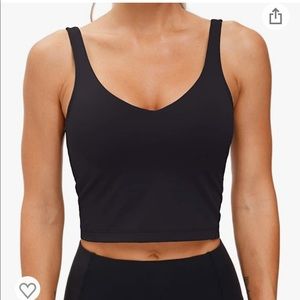 The Gym People Womens Longline Sports Bra Size Small